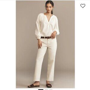 NWT Anthropologie Classic Relaxed Chino Pants 30